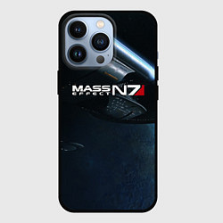 Чехол для iPhone 13 Pro Mass Effect N7, цвет: 3D-черный