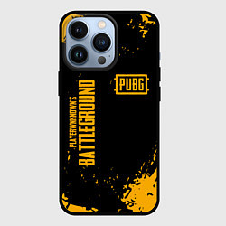 Чехол для iPhone 13 Pro PUBG: Black Fashion, цвет: 3D-черный