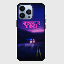 Чехол для iPhone 13 Pro Stranger Things: Neon Road, цвет: 3D-черный