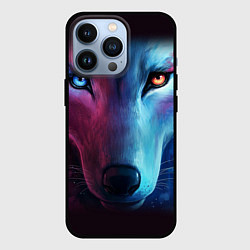 Чехол для iPhone 13 Pro Волчий взгляд, цвет: 3D-черный