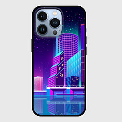 Чехол для iPhone 13 Pro Neon Nights, цвет: 3D-черный