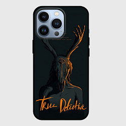 Чехол для iPhone 13 Pro True Detective, цвет: 3D-черный