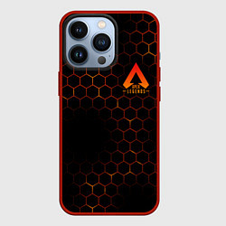 Чехол для iPhone 13 Pro Apex Legends: Orange Carbon, цвет: 3D-красный