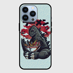 Чехол для iPhone 13 Pro Blue Godzilla, цвет: 3D-черный