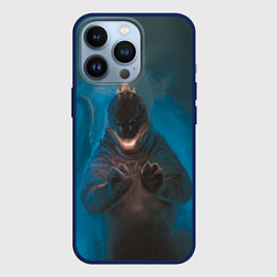 Чехол для iPhone 13 Pro Blue Godzilla, цвет: 3D-тёмно-синий