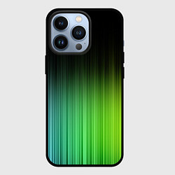 Чехол для iPhone 13 Pro Неоновые полосы - Минимализм, цвет: 3D-черный