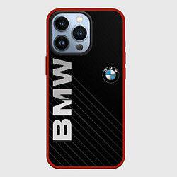 Чехол для iPhone 13 Pro BMW, цвет: 3D-красный