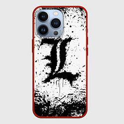 Чехол для iPhone 13 Pro L textured, цвет: 3D-красный