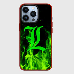 Чехол для iPhone 13 Pro L letter flame, цвет: 3D-красный