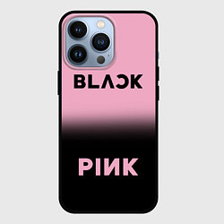 Чехол для iPhone 13 Pro Blackpink - розово-черный, цвет: 3D-черный
