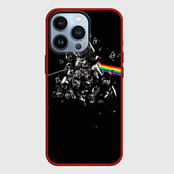 Чехол для iPhone 13 Pro PINK FLOYD, цвет: 3D-красный