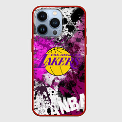 Чехол для iPhone 13 Pro Лос-Анджелес Лейкерс, Los Angeles Lakers, цвет: 3D-красный