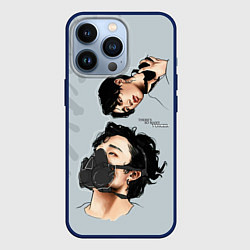 Чехол для iPhone 13 Pro Stray Kids, цвет: 3D-тёмно-синий