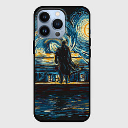 Чехол для iPhone 13 Pro Sherlock, цвет: 3D-черный