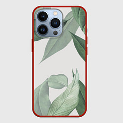 Чехол для iPhone 13 Pro Из тропиков, цвет: 3D-красный