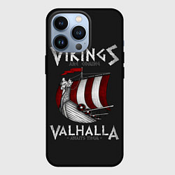 Чехол для iPhone 13 Pro Vikings Valhalla, цвет: 3D-черный