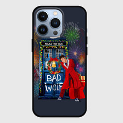 Чехол для iPhone 13 Pro Doctor Who, цвет: 3D-черный