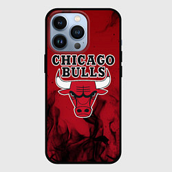 Чехол для iPhone 13 Pro CHICAGO BULLS, цвет: 3D-черный