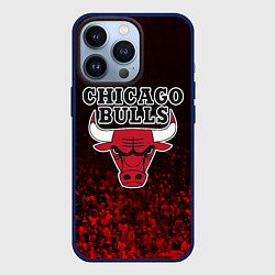 Чехол для iPhone 13 Pro CHICAGO BULLS, цвет: 3D-тёмно-синий