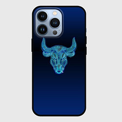 Чехол для iPhone 13 Pro Знаки Зодиака Телец, цвет: 3D-черный