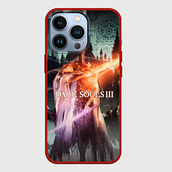 Чехол для iPhone 13 Pro Dark Souls 3 Pontiff Sulyvahn, цвет: 3D-красный