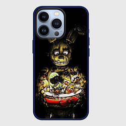 Чехол для iPhone 13 Pro Five Nights At Freddy's, цвет: 3D-тёмно-синий