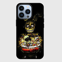 Чехол для iPhone 13 Pro Five Nights At Freddy's, цвет: 3D-черный
