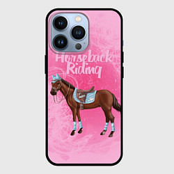 Чехол для iPhone 13 Pro Horseback Rading, цвет: 3D-черный
