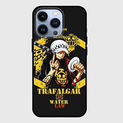 Чехол для iPhone 13 Pro One Piece Trafalgar Water, цвет: 3D-черный