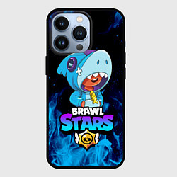 Чехол для iPhone 13 Pro BRAWL STARS LEON SHARK, цвет: 3D-черный