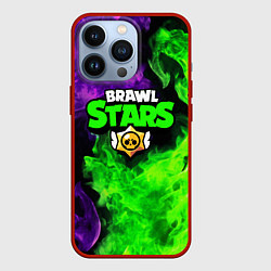 Чехол для iPhone 13 Pro BRAWL STARS, цвет: 3D-красный