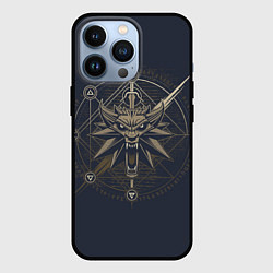 Чехол для iPhone 13 Pro Ведьмак 3: Дикая Охота, цвет: 3D-черный