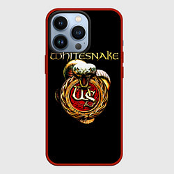 Чехол для iPhone 13 Pro Whitesnake, цвет: 3D-красный