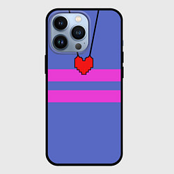 Чехол для iPhone 13 Pro UNDERTALE FRISK ФРИСК, цвет: 3D-черный