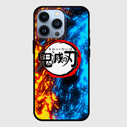 Чехол для iPhone 13 Pro KIMETSU NO YAIBA, цвет: 3D-черный