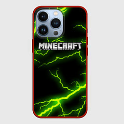 Чехол для iPhone 13 Pro MINECRAFT STORM, цвет: 3D-красный