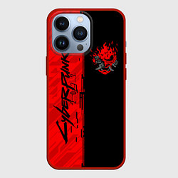 Чехол для iPhone 13 Pro CYBERPUNK 2077, цвет: 3D-красный