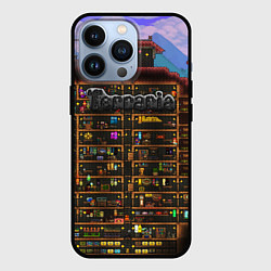 Чехол для iPhone 13 Pro TERRARIA, цвет: 3D-черный