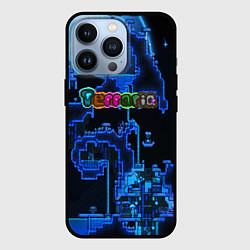 Чехол для iPhone 13 Pro Terraria, цвет: 3D-черный