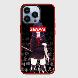 Чехол для iPhone 13 Pro SENPAI ANIME, цвет: 3D-красный