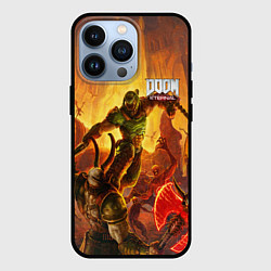 Чехол для iPhone 13 Pro DOOM, цвет: 3D-черный