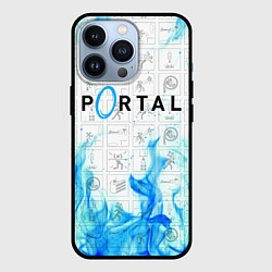 Чехол для iPhone 13 Pro PORTAL, цвет: 3D-черный