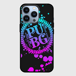 Чехол для iPhone 13 Pro PUBG, цвет: 3D-черный
