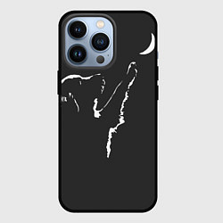 Чехол для iPhone 13 Pro Лунопёс, цвет: 3D-черный