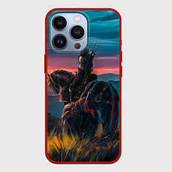 Чехол для iPhone 13 Pro The Witcher, цвет: 3D-красный