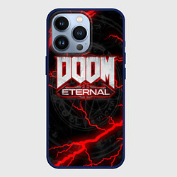 Чехол для iPhone 13 Pro DOOM ETERNAL, цвет: 3D-тёмно-синий