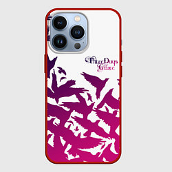 Чехол для iPhone 13 Pro Three Days Grace, цвет: 3D-красный