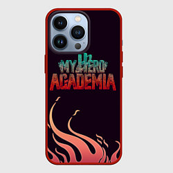 Чехол для iPhone 13 Pro Моя Геройская Академия, цвет: 3D-красный
