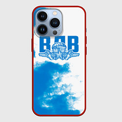 Чехол для iPhone 13 Pro ВДВ, цвет: 3D-красный