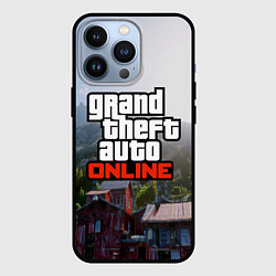 Чехол для iPhone 13 Pro GTA Online, цвет: 3D-черный